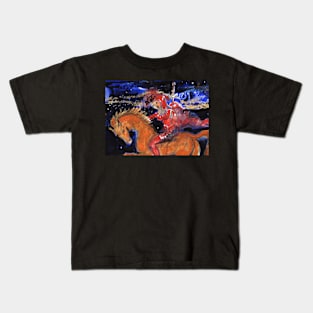 Night Rider detail Kids T-Shirt